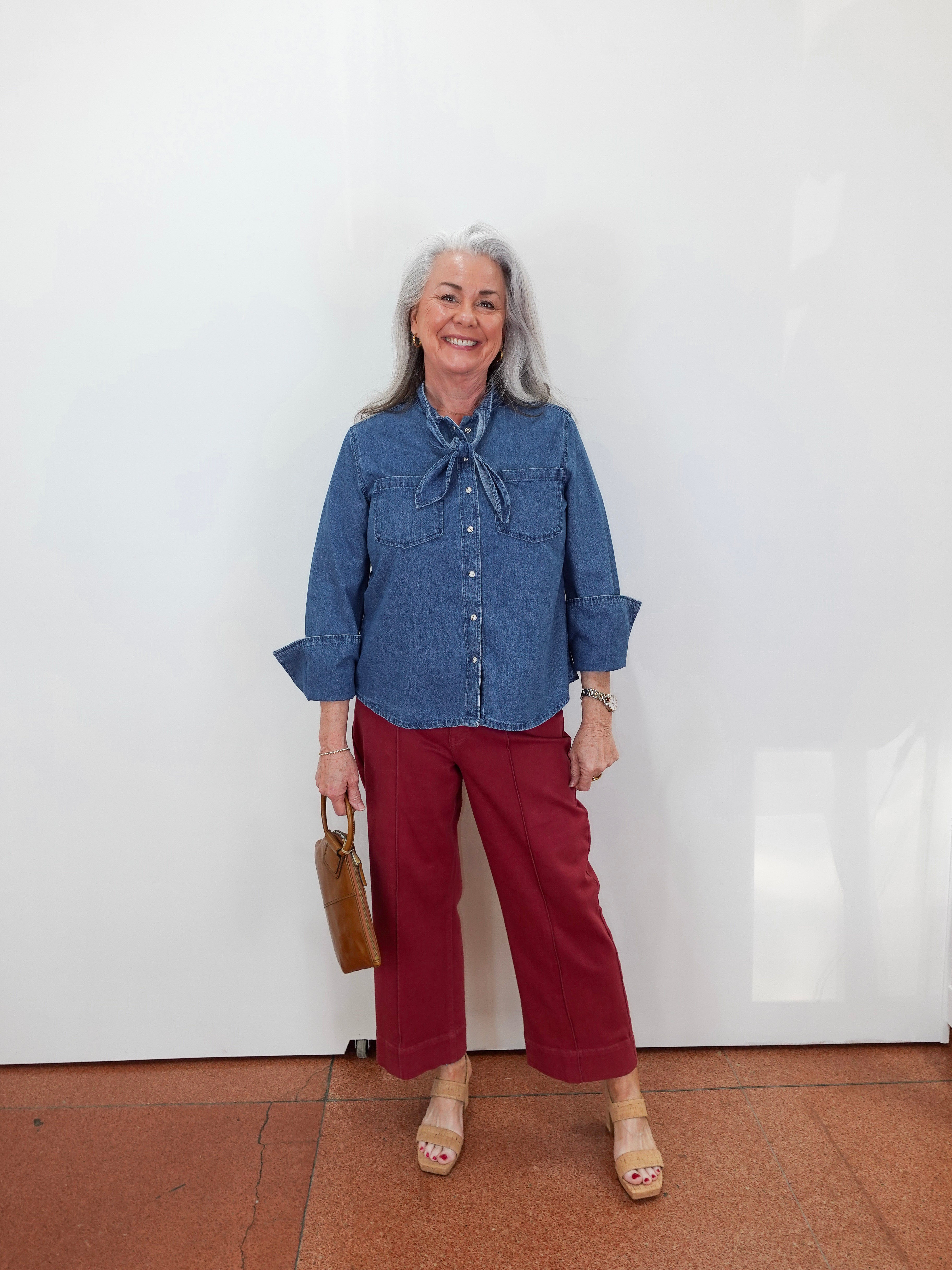 Jolene Button Down Denim Shirt - TresChicTexas