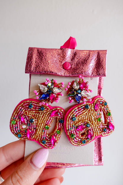 BIRTHDAY AGE BEADED EARRINGS