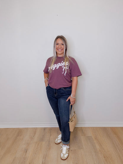 Script & Bows Aggie Tee