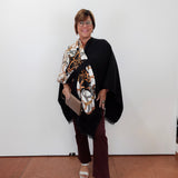 Black Motif Pull Through Wrap