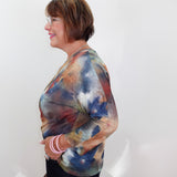 Drop Shoulder V-Neck Top