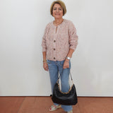 Tweed Sequined Cardigan