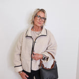 Kiki Reversible Faux Suede Jacket