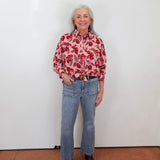 Tomato Print Camp Shirt