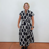 Jet Tie Front Dress - TresChicTexas