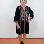 Nadia Seamed Swing Dress - TresChicTexas