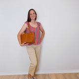 Flutter Sleeve Woven Top W / Ties