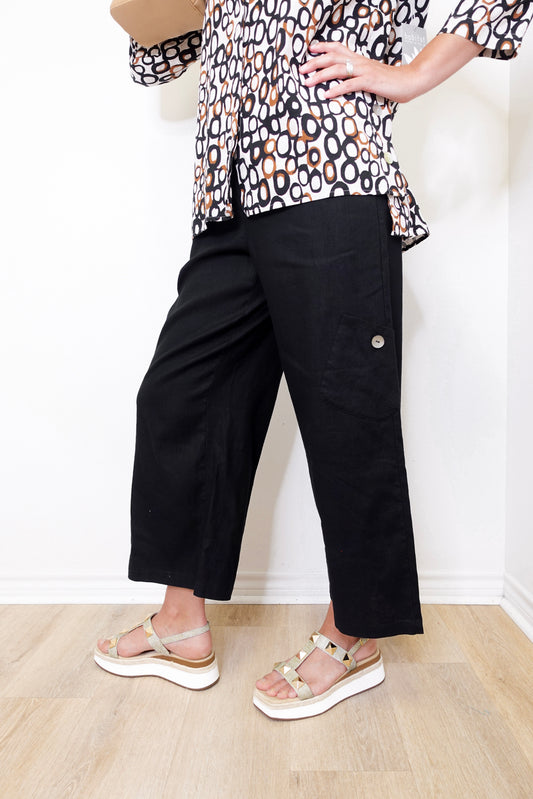 Linen Flood Pocket Pant