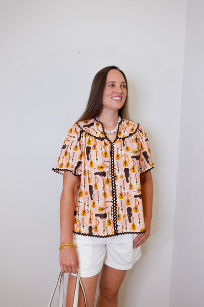 La Guitarra S/S Blouse