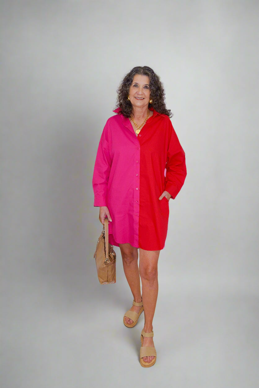 CARTER CONTRAST DRESS