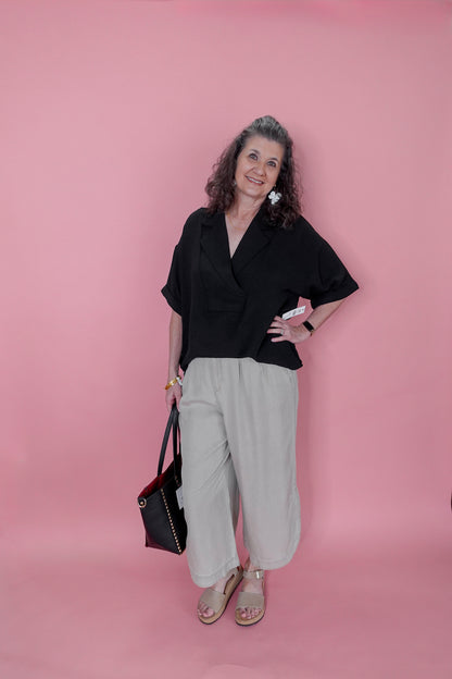 FLOWY PLEATED PANT