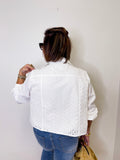 EYELET LACE JACKET