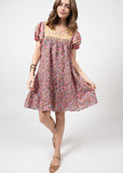 PATSY EMBROIDERED DRESS