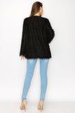 WEMMA SPARKLING FEATHERED EYELASH JACKET