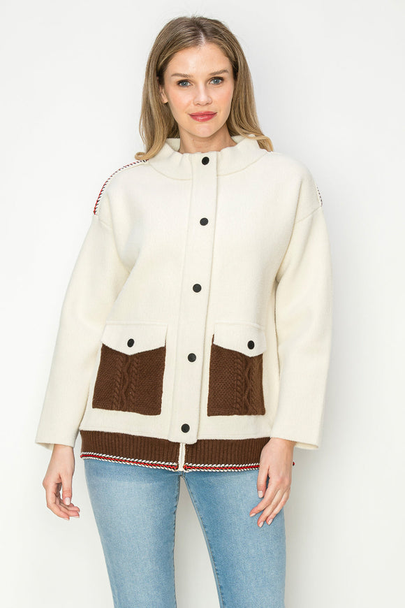 JOAN KNITTED SWEATER JACKET