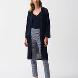 JACQUARD GEOMETRIC SLIM PANT