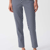 JACQUARD GEOMETRIC SLIM PANT