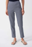 JACQUARD GEOMETRIC SLIM PANT