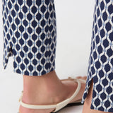 JACQUARD GEOMETRIC SLIM PANT