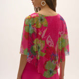 Floral V-Neck Pullover