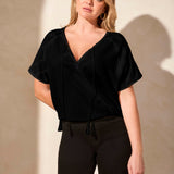 Raglan S/S Crew Neck / V-Neck Top