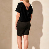 Raglan S/S Crew Neck / V-Neck Top