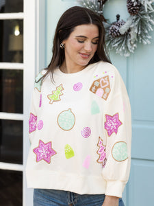 MILLIE GINGERBREAD SWEATSHIRT