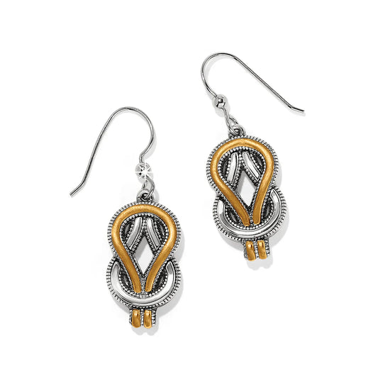 INTERLOK HARMONY 2-TONE EARRINGS