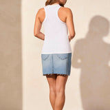 Racer Back Fitted Tank Top