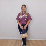 Script & Bows Aggie Tee