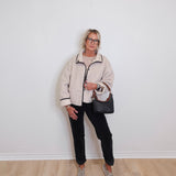 Kiki Reversible Faux Suede Jacket