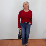 L/S Scoop Neck Knit Top - TresChicTexas