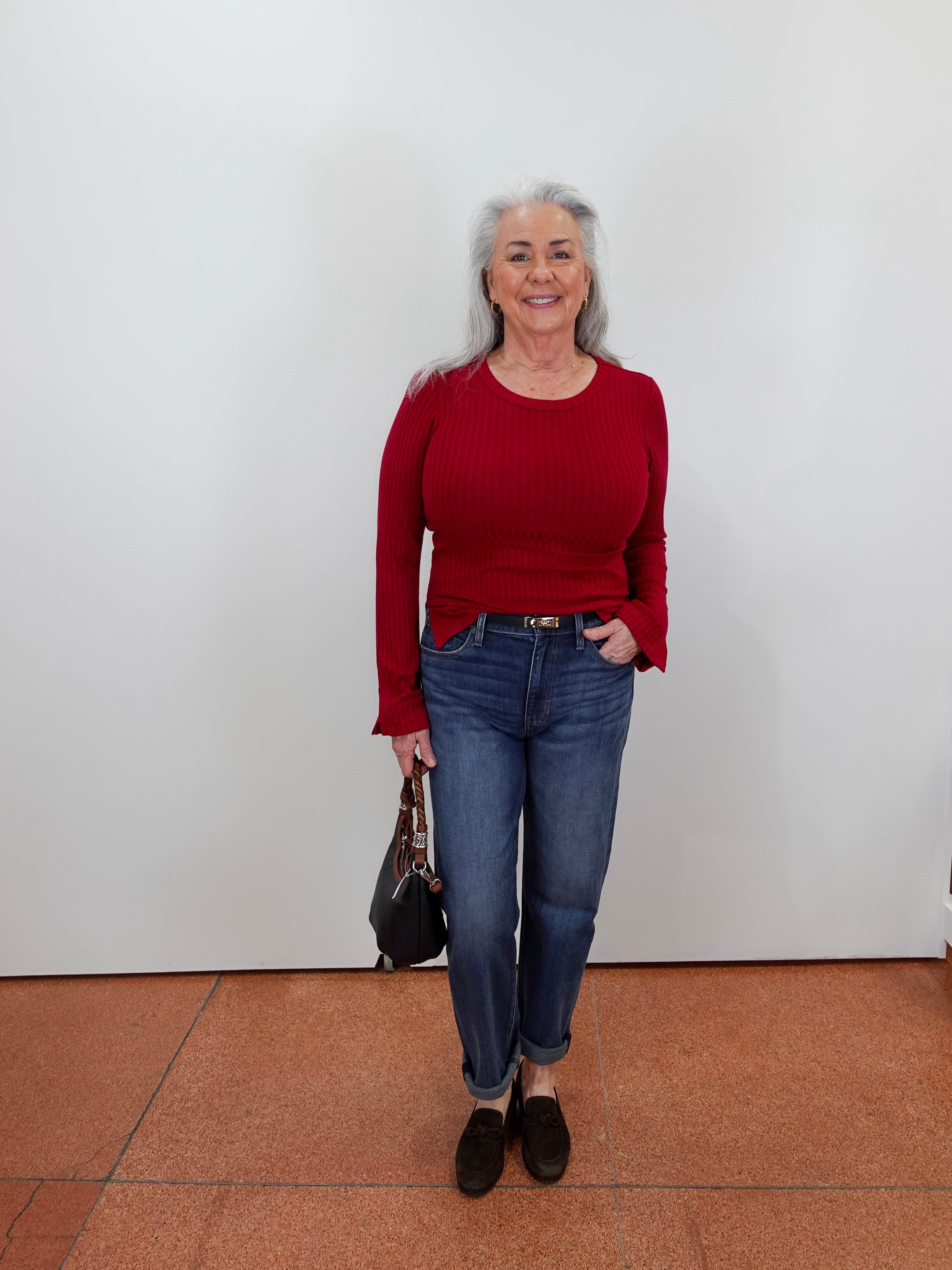 L/S Scoop Neck Knit Top - TresChicTexas