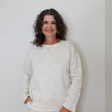 L/S Melange Sweatshirt Top