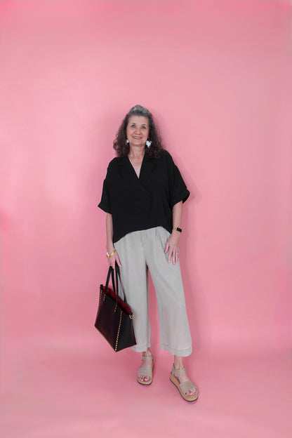 FLOWY PLEATED PANT