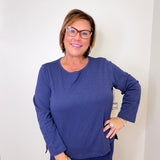 COTTON SLUB BOXY TEE
