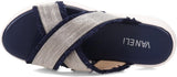 NESSIE DENIM CANVAS SANDAL