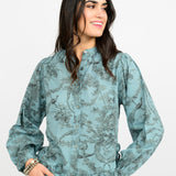 Toile  Ruffled Hem Shirt