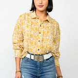 Tuxedo Gauze Top