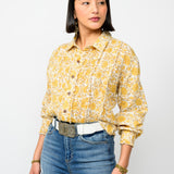 Tuxedo Gauze Top