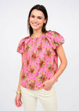 Pleated Neck Top