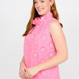 3-D Flowers Top
