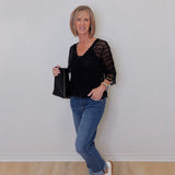 SHORT SLEEVE LACE BOLERO