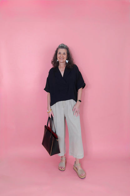 FLOWY PLEATED PANT