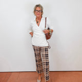 Edeline Pearl Wrap Top