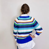 3/4 SLEEVE CREW NECK SWEATER