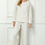 L/S Melange Sweatshirt Top