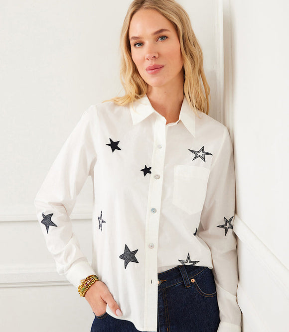Embroidered Star Shirt