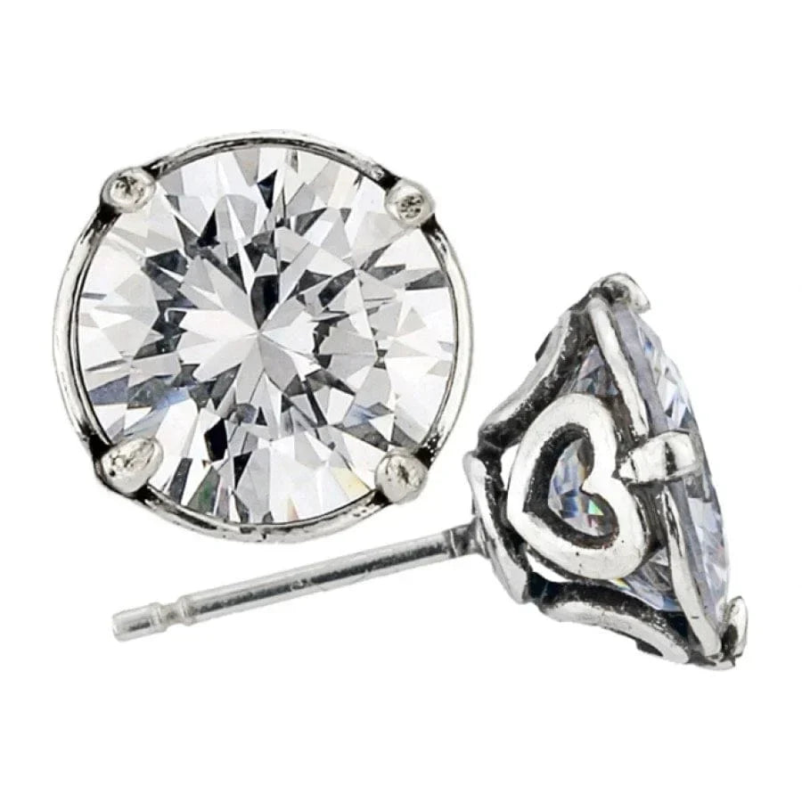 9 MM BRILLANCE STUD EARRINGS