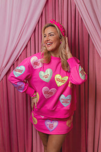 CORINTHIANS CANDY HEART SWEATSHIRT